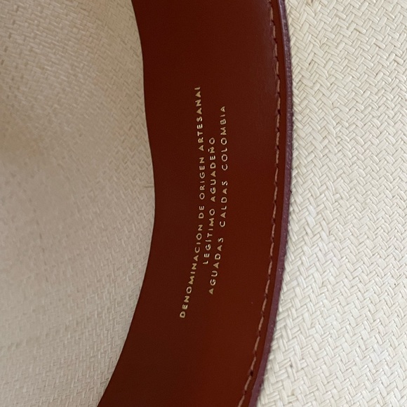 Fedora Fine Panama Hat Handwoven size S, with leather - Picture 5 of 12